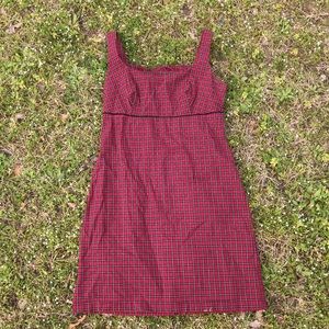 vintage plaid dress